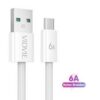 VIDVIE Câble de données de charge rapide 6A Type-C – CB4011T / Blanc – Image 2