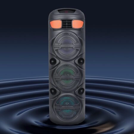 ZQS6301 haut-parleur avec microphone rentable professionnel 6.5 pouces RVB lumière Portable stéréo fête KTV DJ karaoké – Image 5