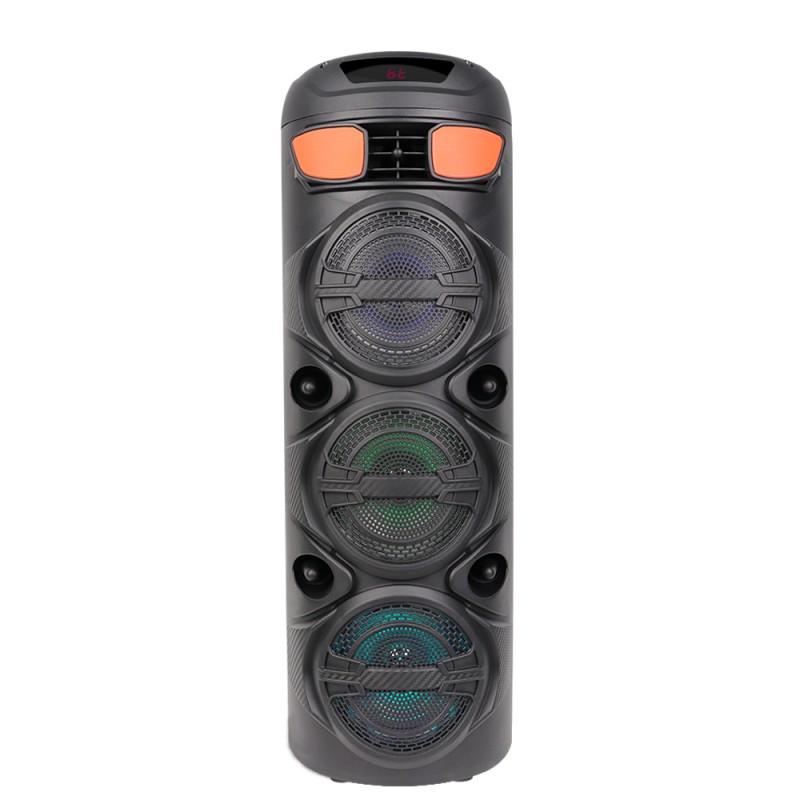 ZQS6301 haut-parleur avec microphone rentable professionnel 6.5 pouces RVB lumière Portable stéréo fête KTV DJ karaoké – Image 7