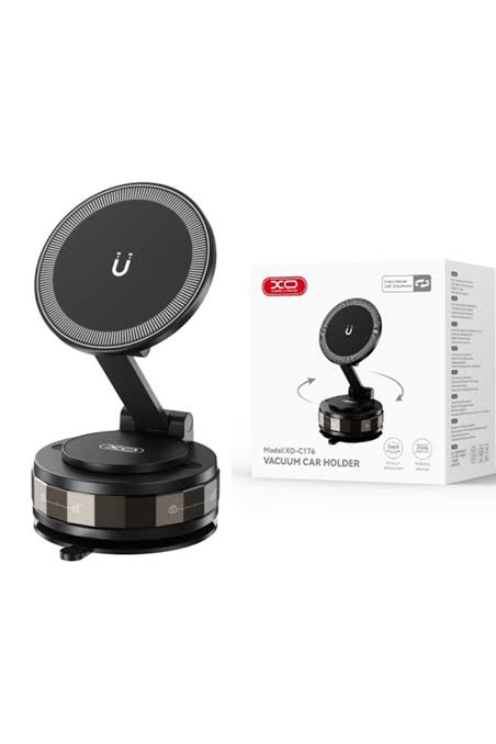 Support Voiture XO C176 A Ventouse Manuelle ET Fixation magnétique pour Smartphone