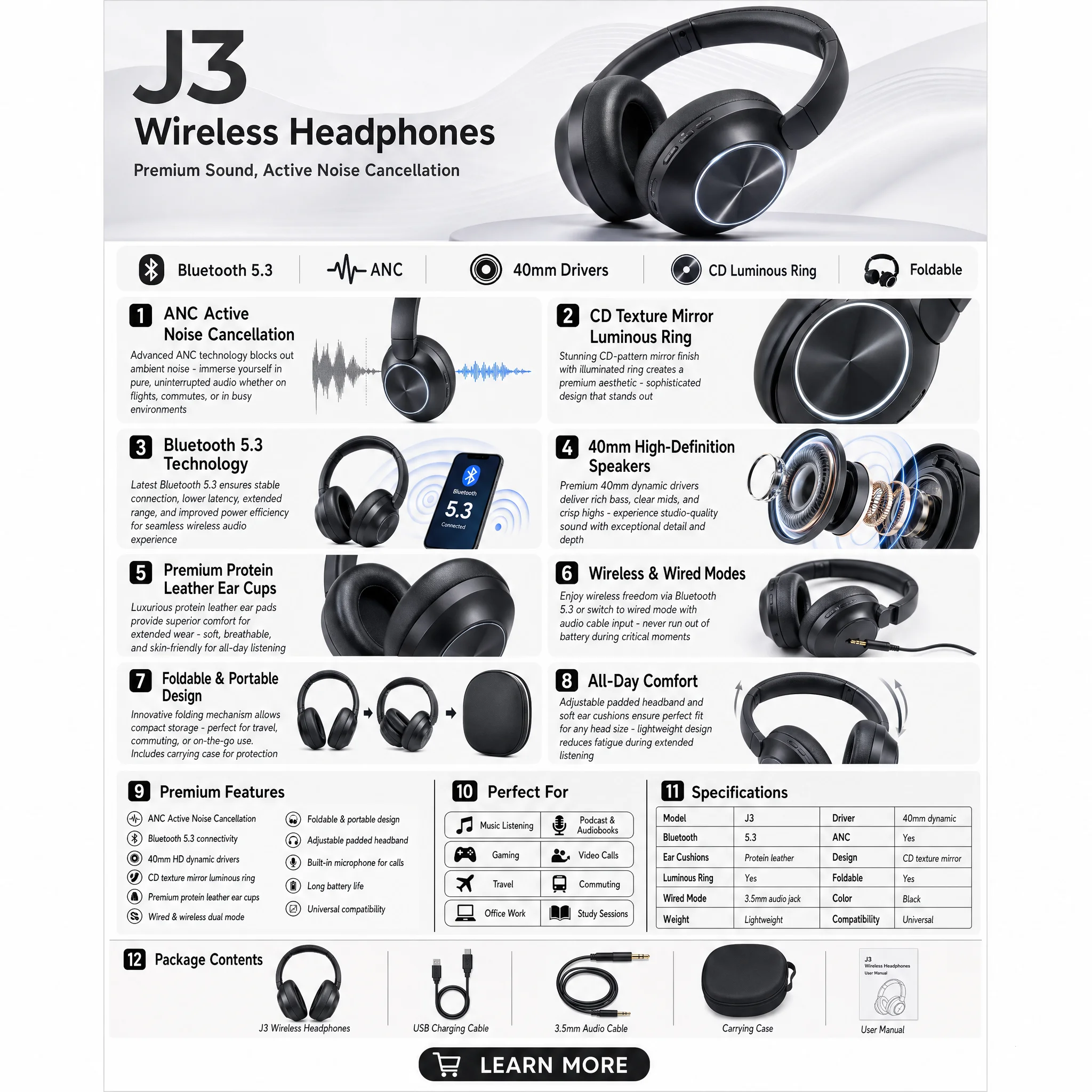 Blisbond Headphone J3 – Image 5