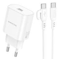 PD ADAPTER SET BOROFONE BA82A  25W USB-C vers USB-C